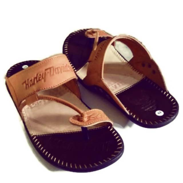 Sandal Kulit Pria Harley Davidson