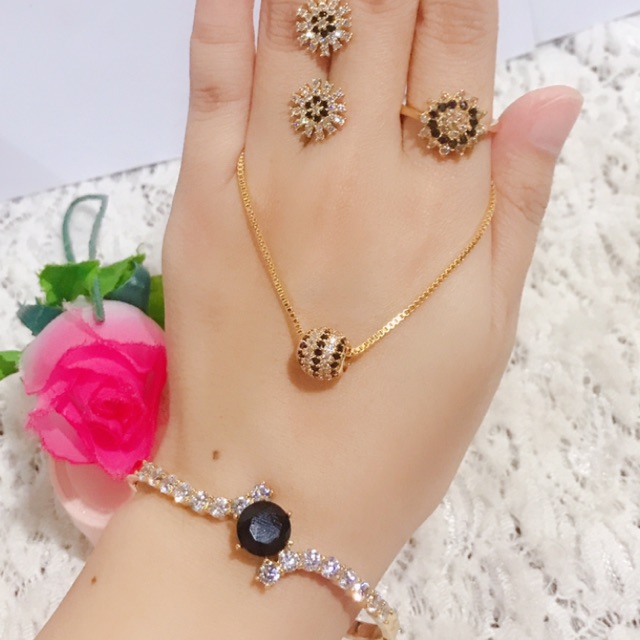 set giok hitam gelang giok asli awet