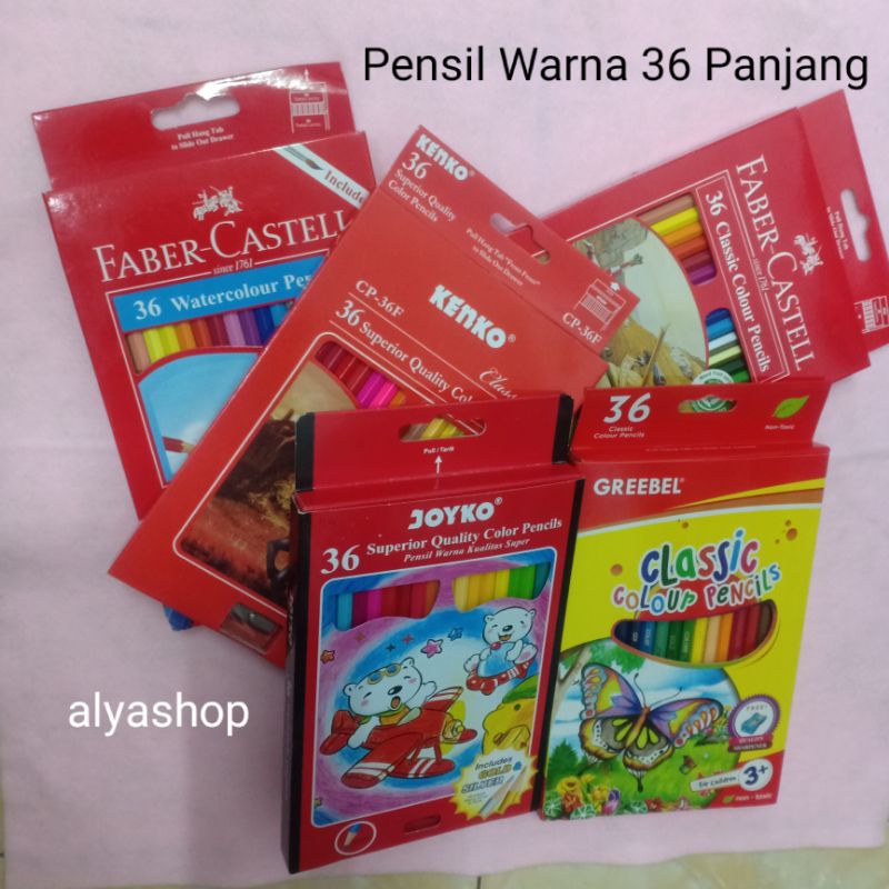 Pensil Warna 36 Panjang