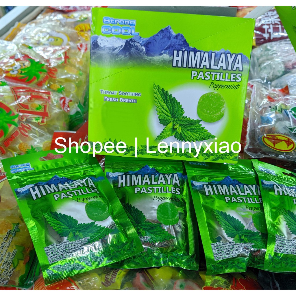 

VIRAL Permen Candy Himalaya Pastilles Peppermint Strong Cool (25 gr)