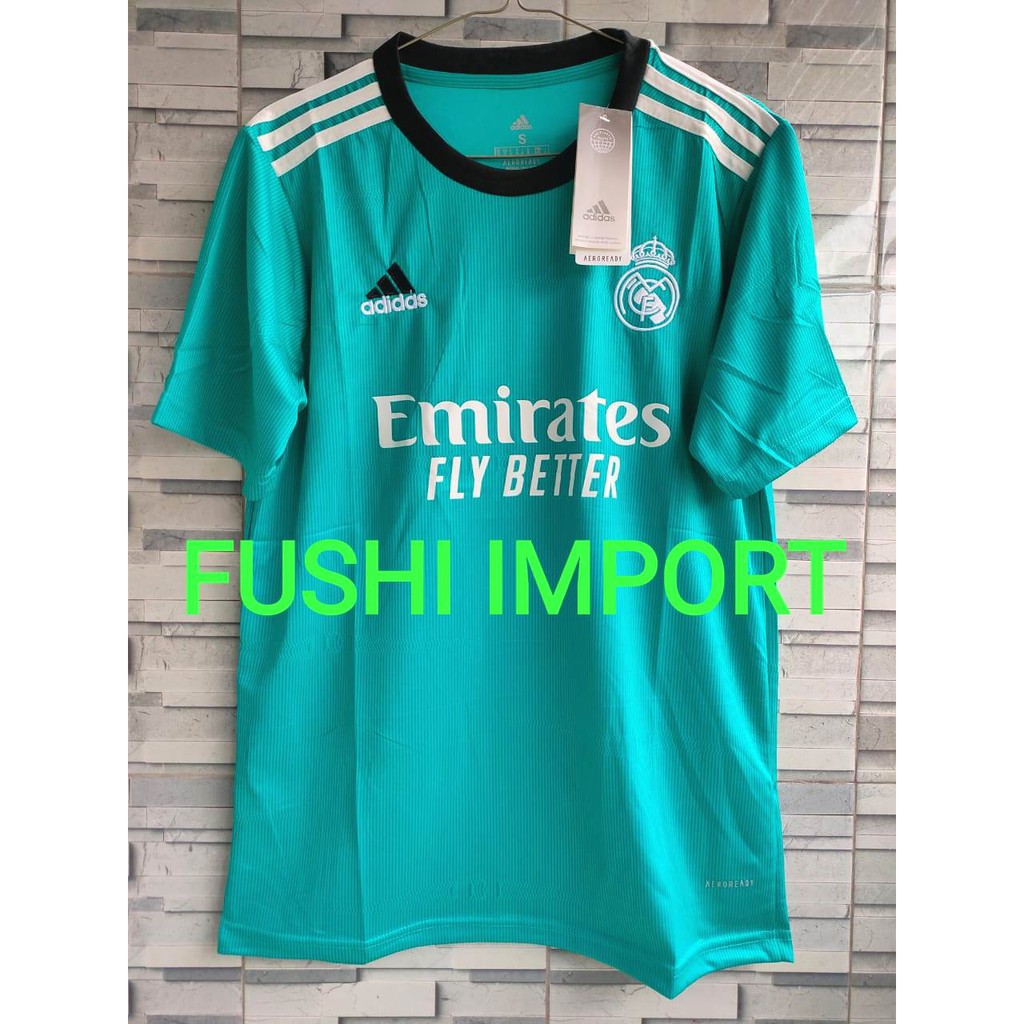 HQ JERSEY BOLA MADRID 3RD THIRD 2021-2022 GO HQ IMPORT