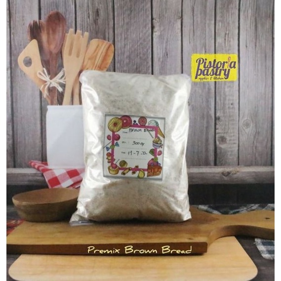 

Premix Brown Bread - Roti Gandum 300gr