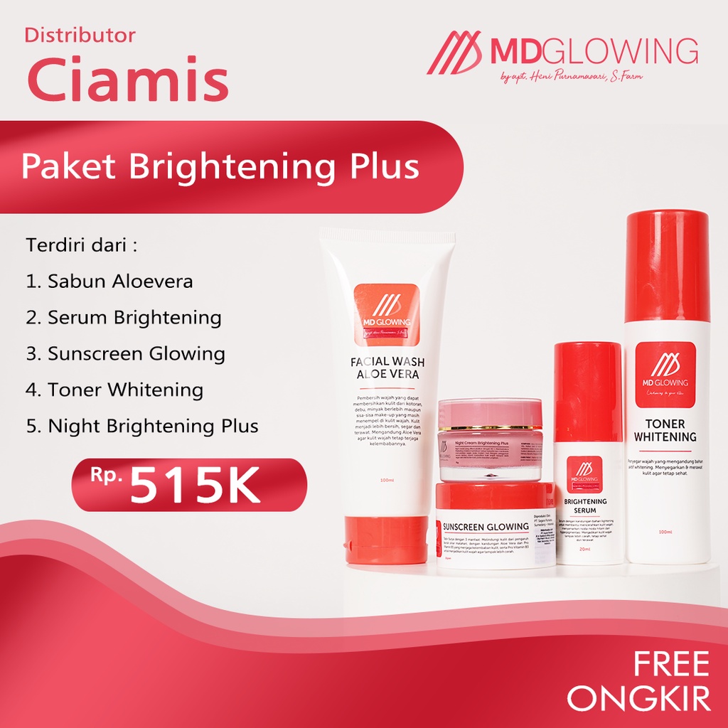 MD GLOWING - Paket Glowing Brightening Plus