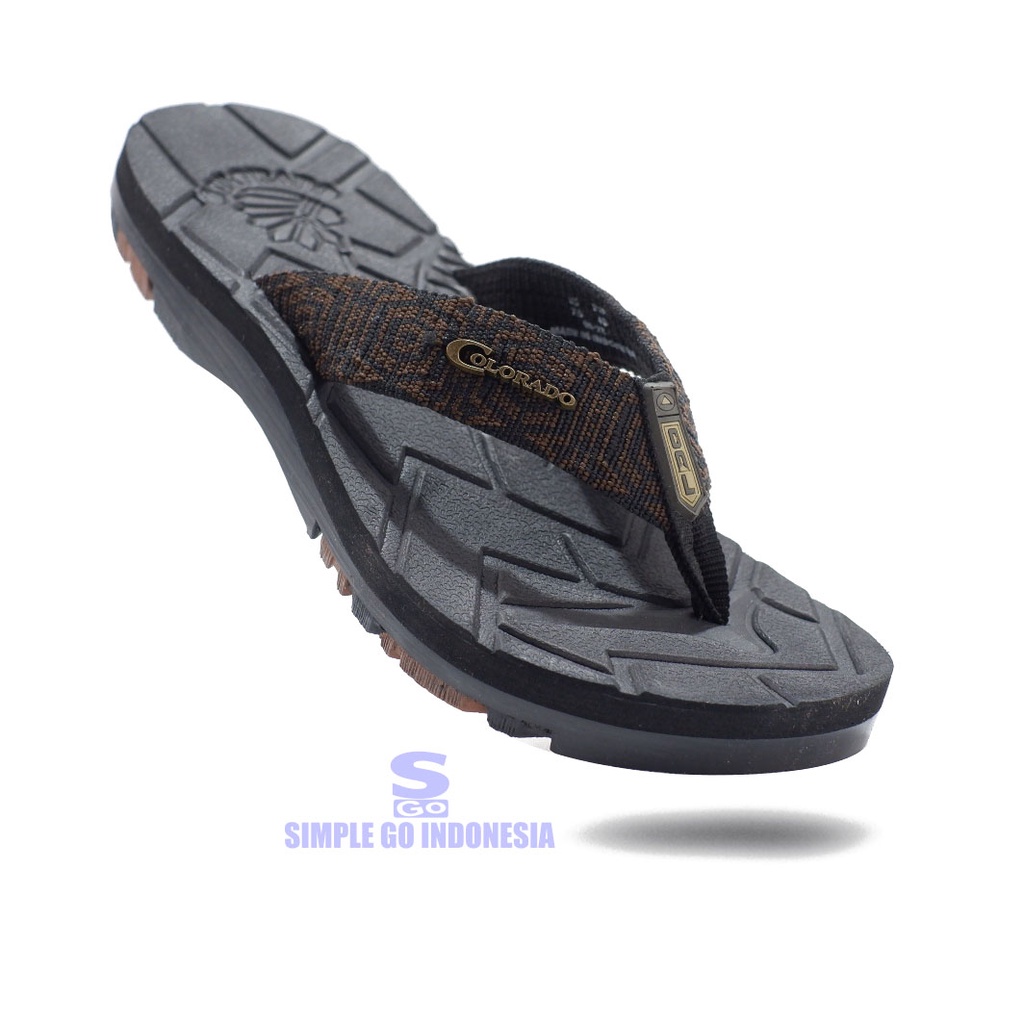 Barnett Step On Colorado star 22 - Sandal pria jepit slide gunung branded | Sendal cowok hikking japit bahan sued spon karet lentur 39-43