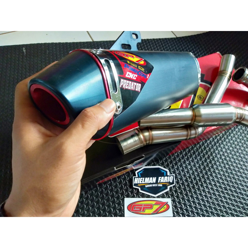 Knalpot GP7 CNC Predator CRF 150L Standar Kompetisi 100% Original GP7
