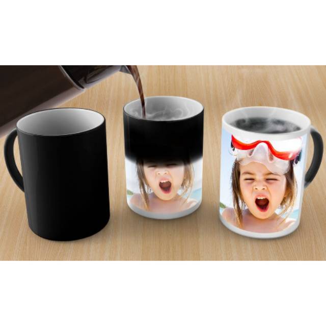 Mug Magic Murah,Gelas bunglon custom (foto,tulisan,design)