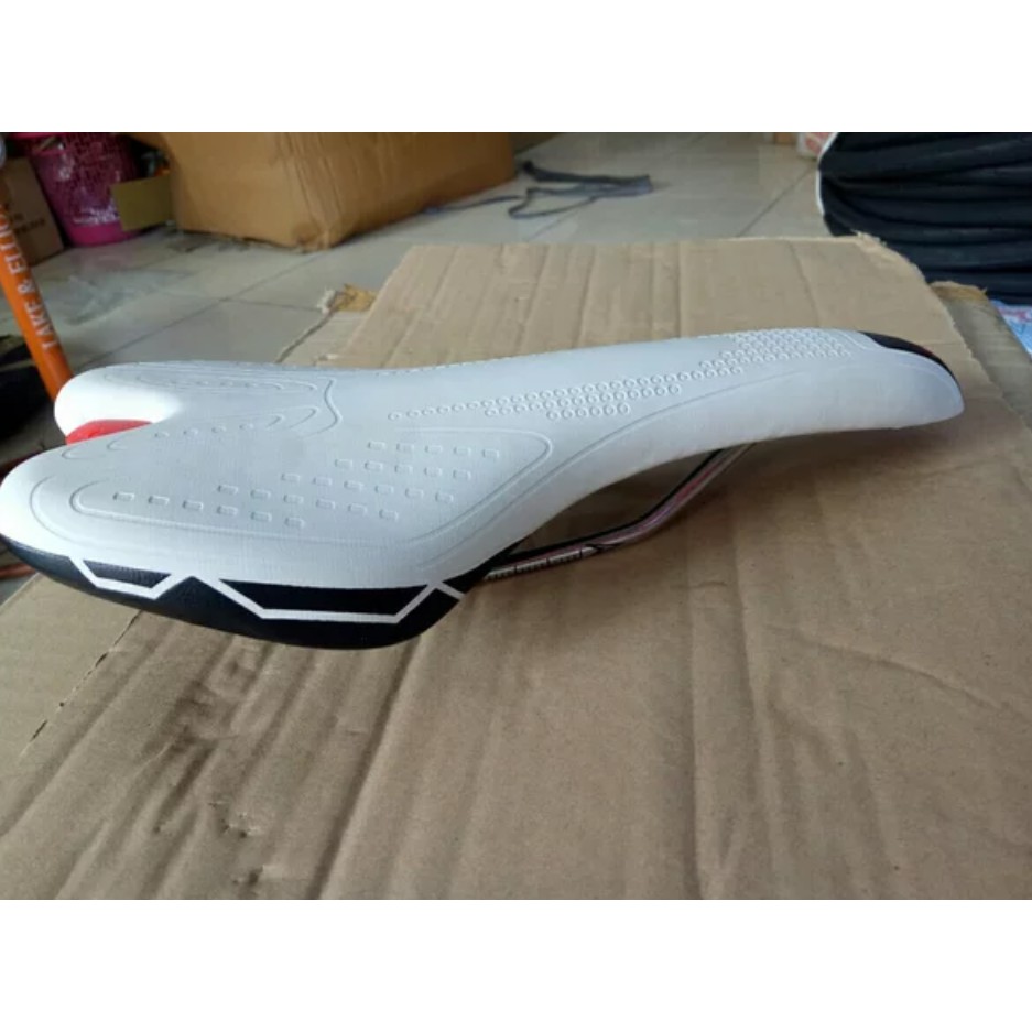 Termurah Sadel Sepeda RB Road Bike Mtb Bmx Lipat Balap Vader Putih