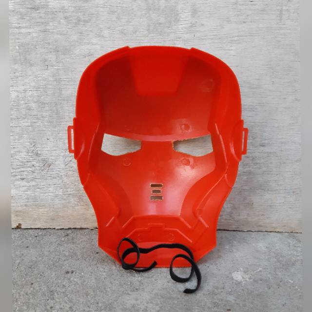 Mainan Topeng Ironman Edukatif - Cosplay Mask Anak Avengers Edukasi