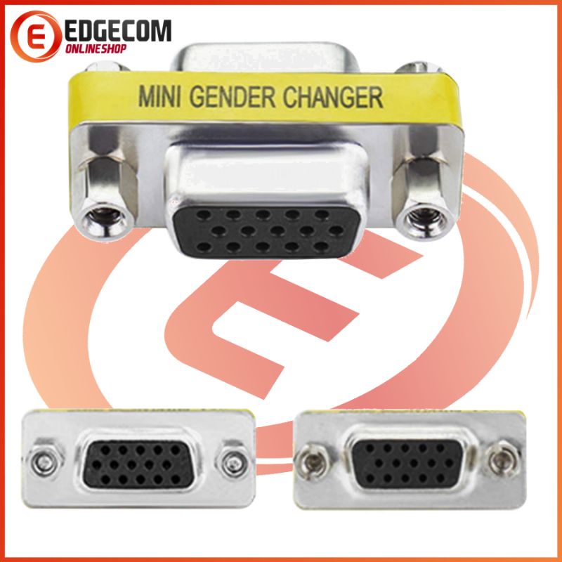 Gender / Konektor VGA Female to VGA Female 15 Pin Adapter