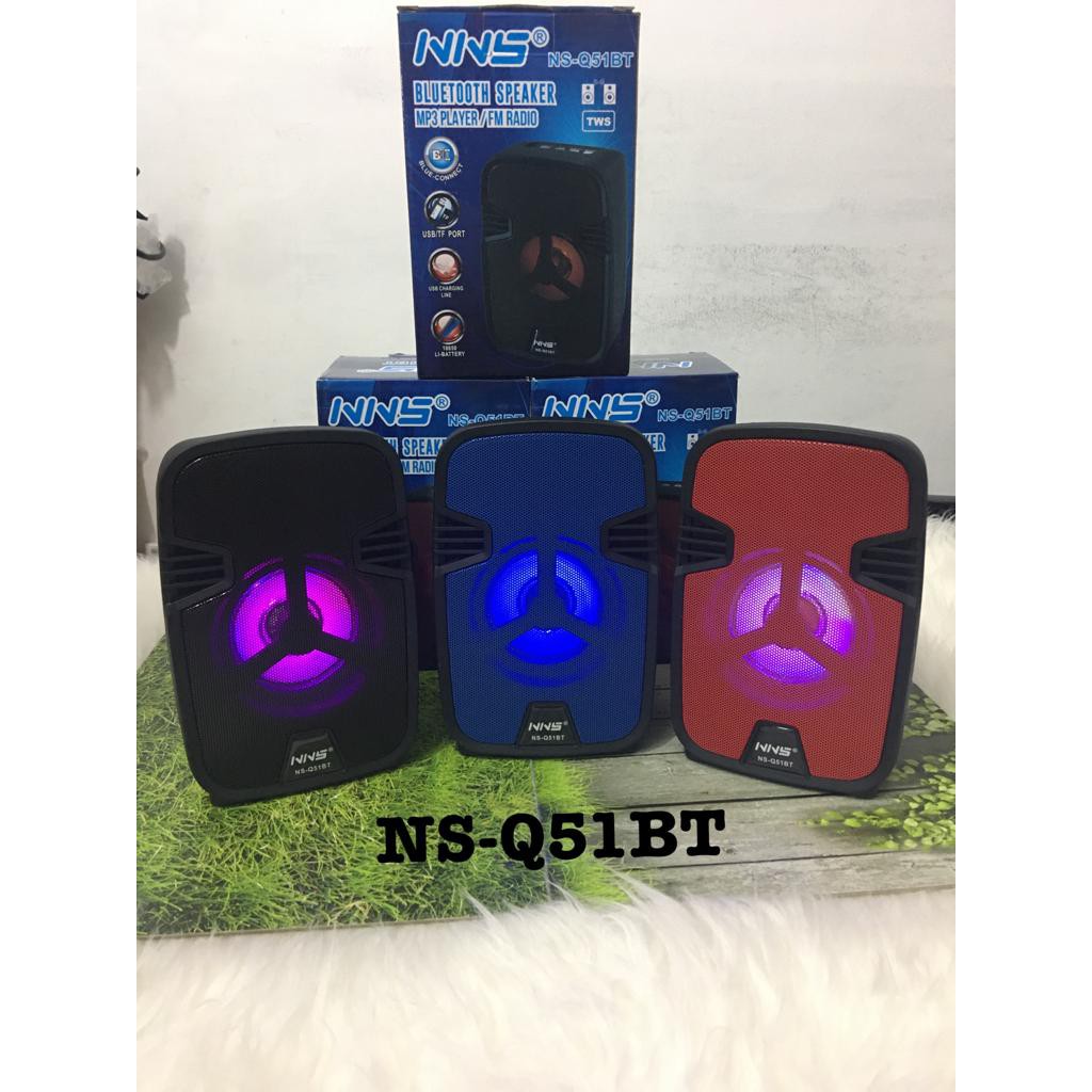 Speaker Bluetooth NS-Q51BT Speaker Superbass Extrabass