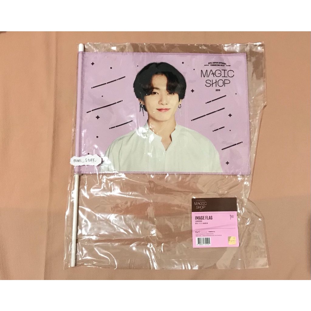 [READY STOCK] BTS Jungkook JK Image Flag Japan Fanmeeting Vol. 5 Magic Shop 5th Muster Japan SHARING