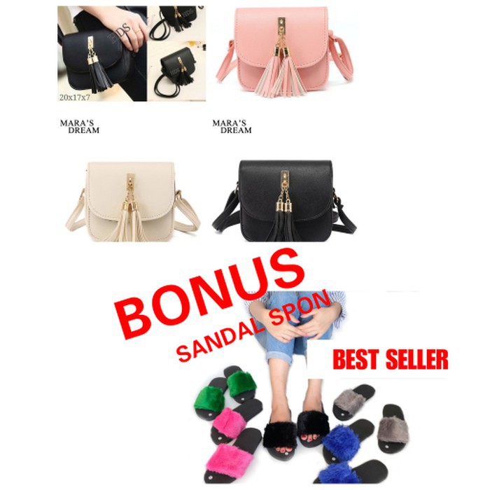 Tas rumbay slempang wanita santai pesta sekolah modis murah sale