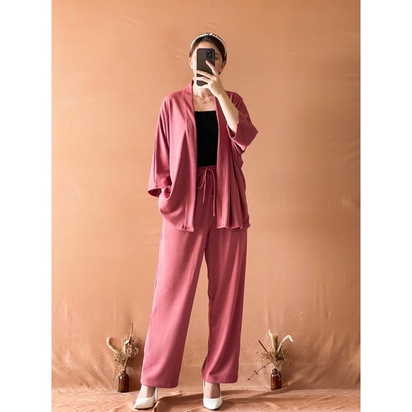 Ciella Set (1 Set Outer + Pants Knit Premium)