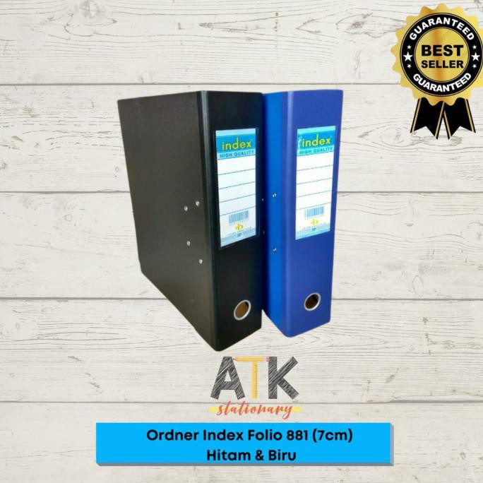 

Rd Ordner Index 881 Folio Hitam Biru Atk