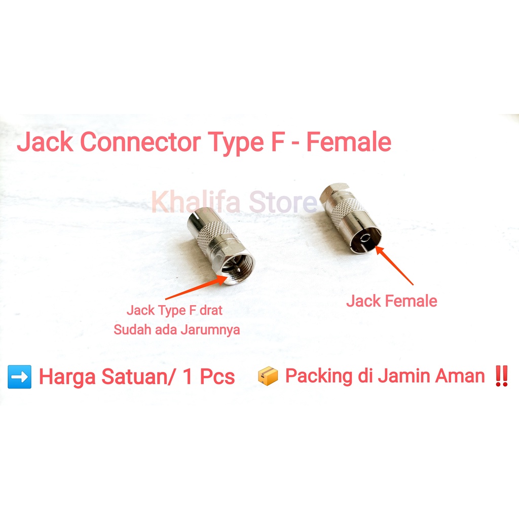 Colokan Konektor Connector Sambungan Adaptor Adapater Splitter Sepliter Ektensi Adaptor Konverter Co