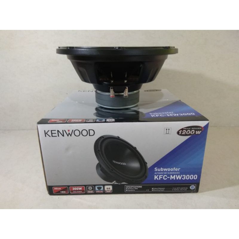 Subwoofer kenwood kfcmw3000 - kenwood kfc-mw3000 - sub kenwood 12 inch