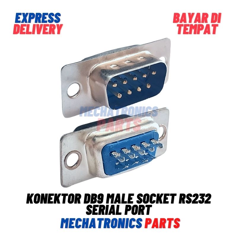 Konektor DB9 Male Socket RS232 Serial Port