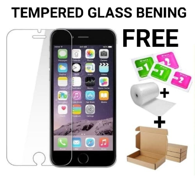 Tempered glass Bening Iphone 6/6S/6G/6plus/6S PLUS/7/7PLUS/8/8PLUS/X/XS/XR/XS MAX/11/11PRO/11PRO MAX/12/12PRO/12PRO MAX/13/13PRO/13PRO MAX/14/14MAX/14PLUS/SE 2020