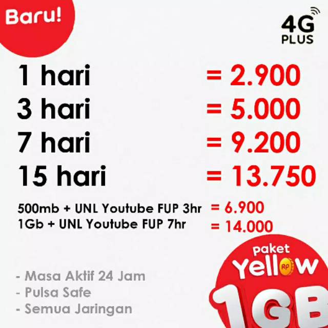 INDOSAT PAKET YELLOW