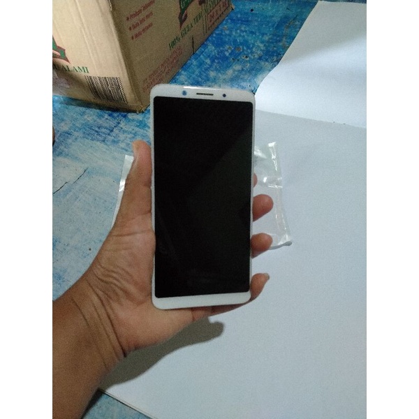 LCD Touchscreen Frame Plus Flexibel On Off Oppo F5 Youth CPH1725 Ori Copotan HP