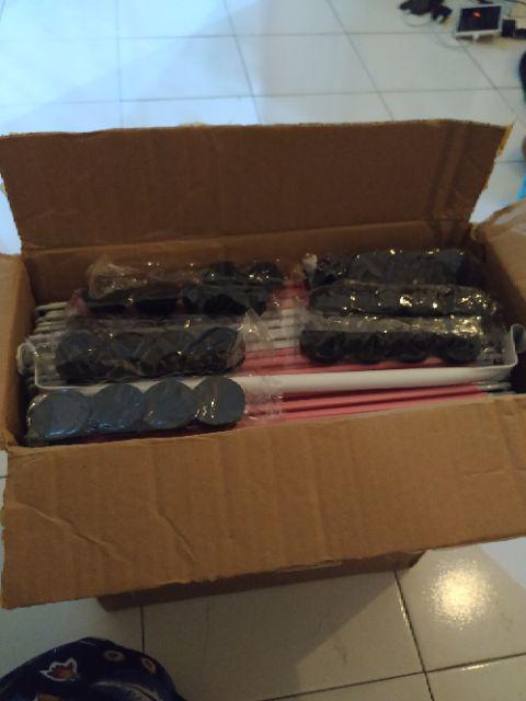 Lemari Pakaian Plastik Rak Serbaguna Susun Lemari Baju Anak 8 Pintu/kotak