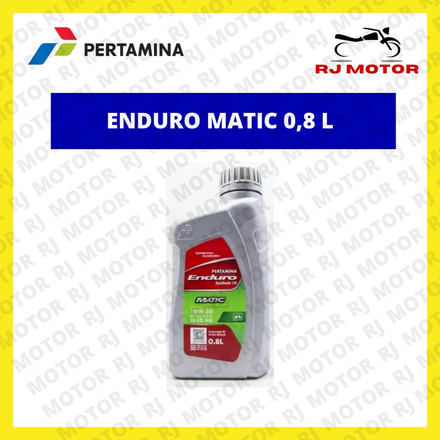 OLI PERTAMINA ENDURO MATIC 0,8 LITER OLI MOTOR PERTAMINA ASLI