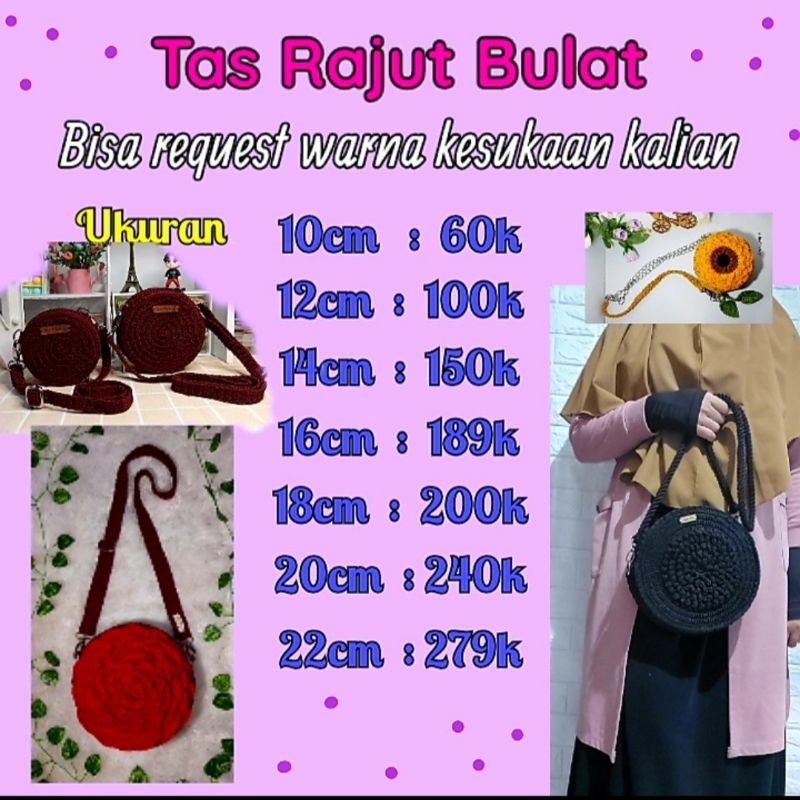 Tas Rajut Bulat