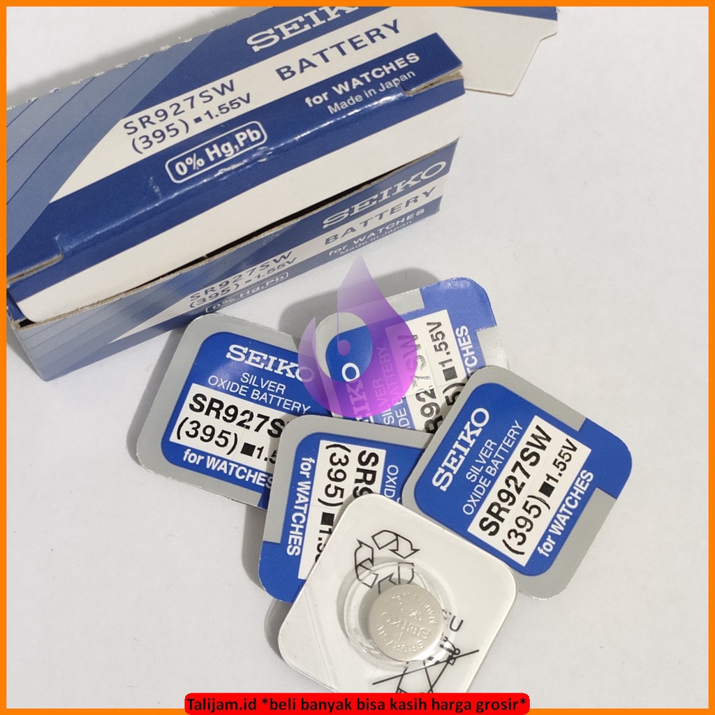 Original batu Battery Batrei Seiko SR 927 SW Seiko 395 SeikoJapan