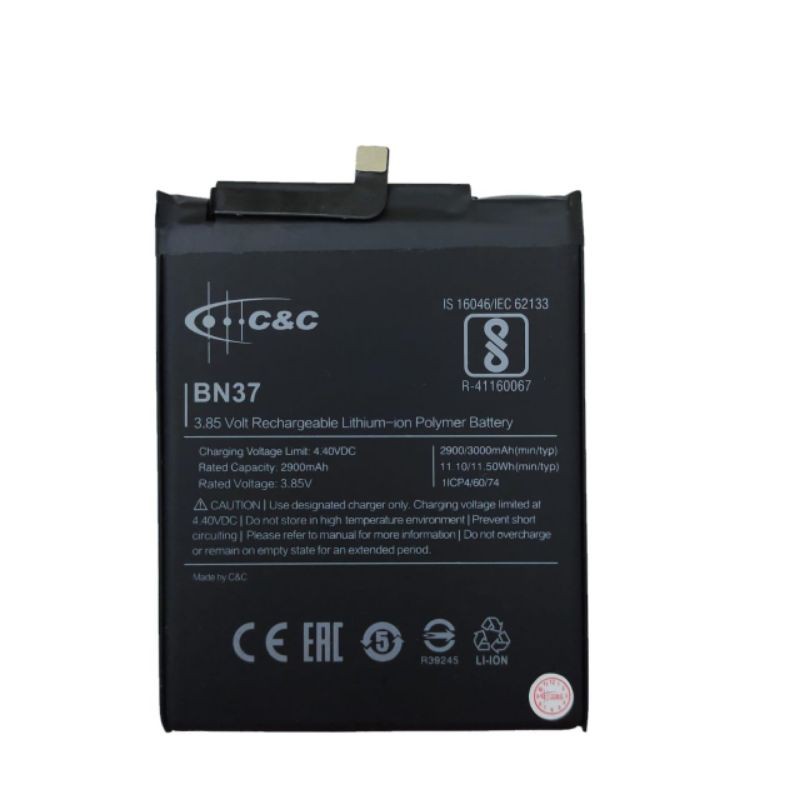 SS_868 BATERAI BATRE BATTERY XIAOMI REDMI 6 - 6A - 6 PRO - BN37 - MERK C&amp;C