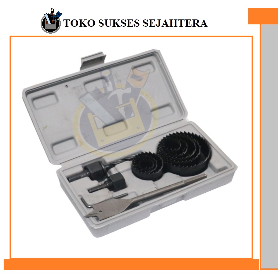 Hole Saw kit Set 13Pcs 11Pcs Hole Saw 13 pcs 11 pcs 6 pcs HoleSaw Hidroponik Gergaji Lubang kayu pvc hidropinik Set 13pcs