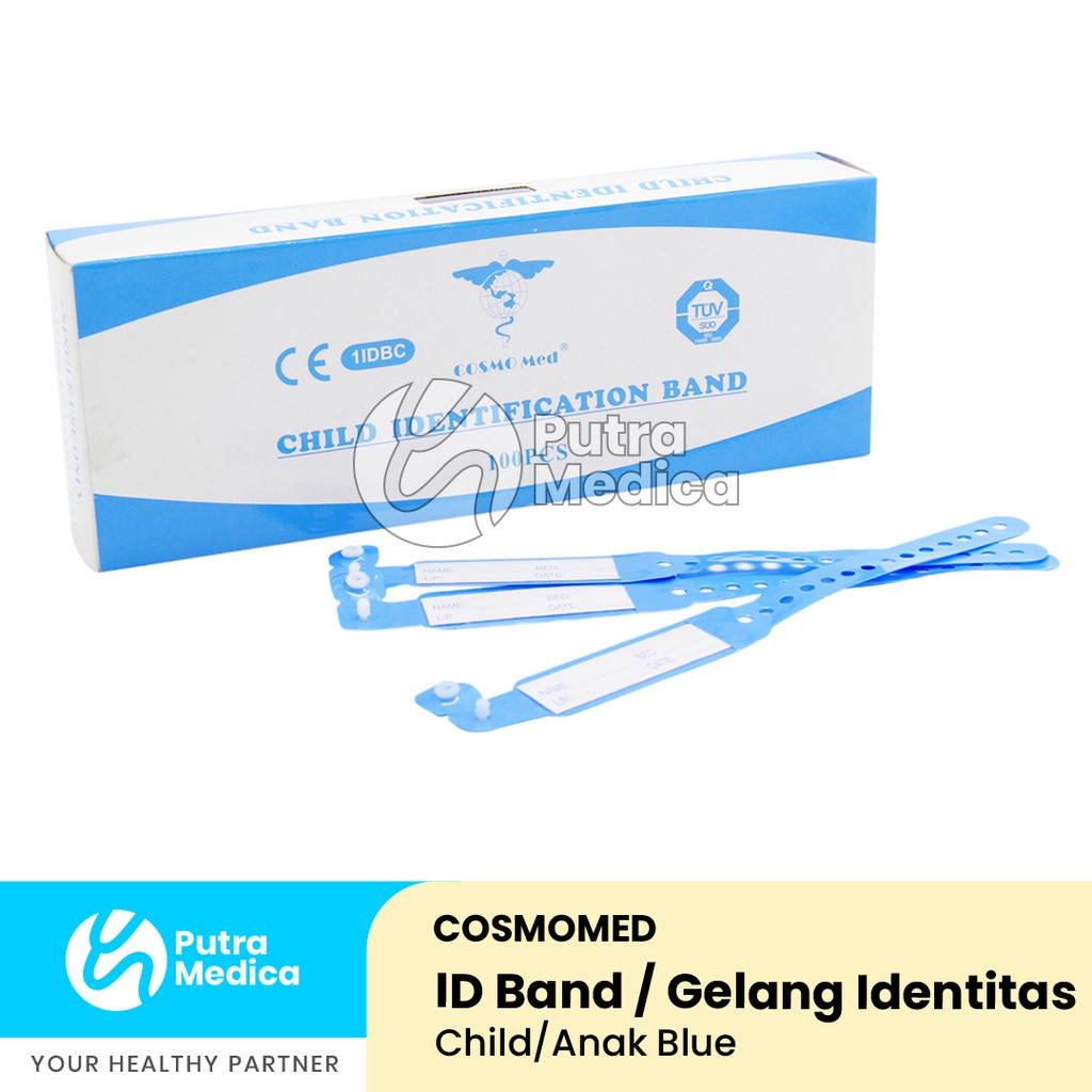 Cosmomed ID Band Anak - 1 Pc / Gelang Identitas Identifikasi Pasien / Identification Bracelet