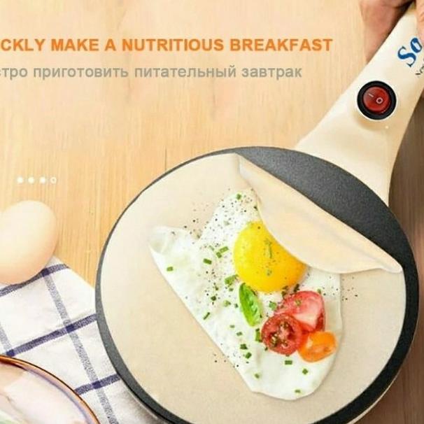 Fry Pan Maker Pan Electric Pizza Crepes Pancake