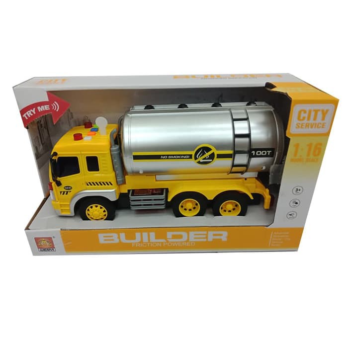 Mainan Truk Tangki BUILDER Friction Car