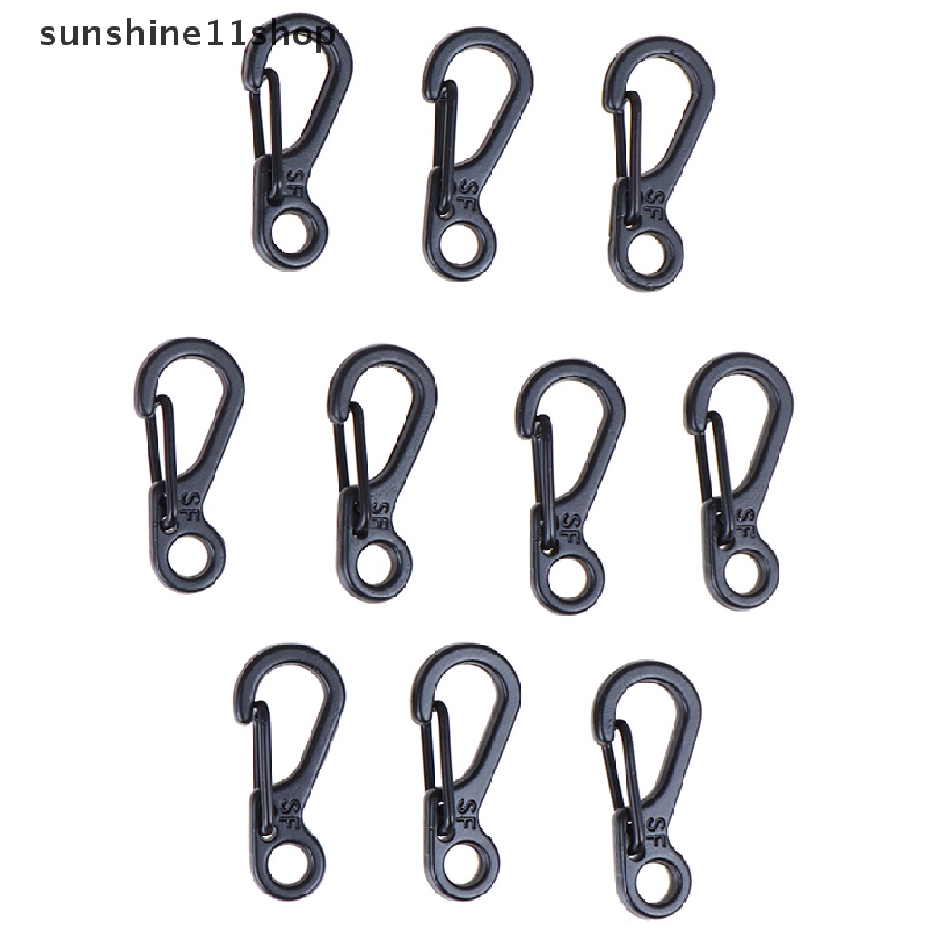 Sho 10PCS Klip Carabiner Mini Untuk Camping