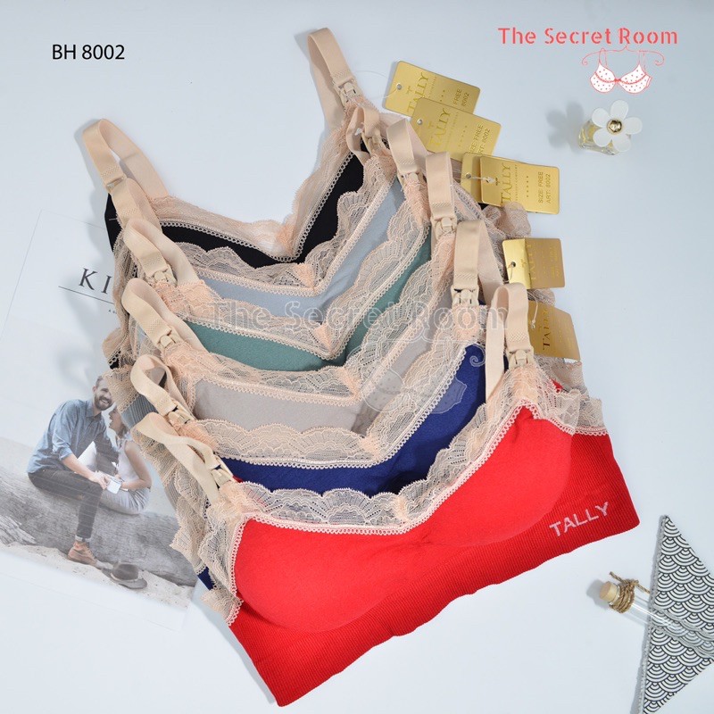 TALLY BRA BH MENYUSUI 8002 I BUSA TIPIS I TANPA KAWAT I BAHAN RAJUT | FREE SIZE