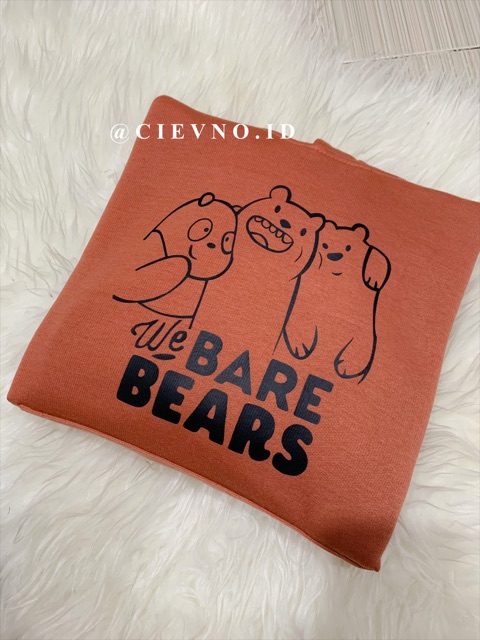 HOODIE THE BARE BEARS Size M - XXXL