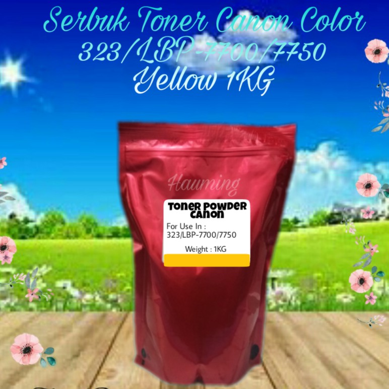 Serbuk Toner Canon CRG323 CRG 323 LBP7700 LBP7750 LBP-7700 7750 7700C 7750C 7750CDN Yellow 1kg