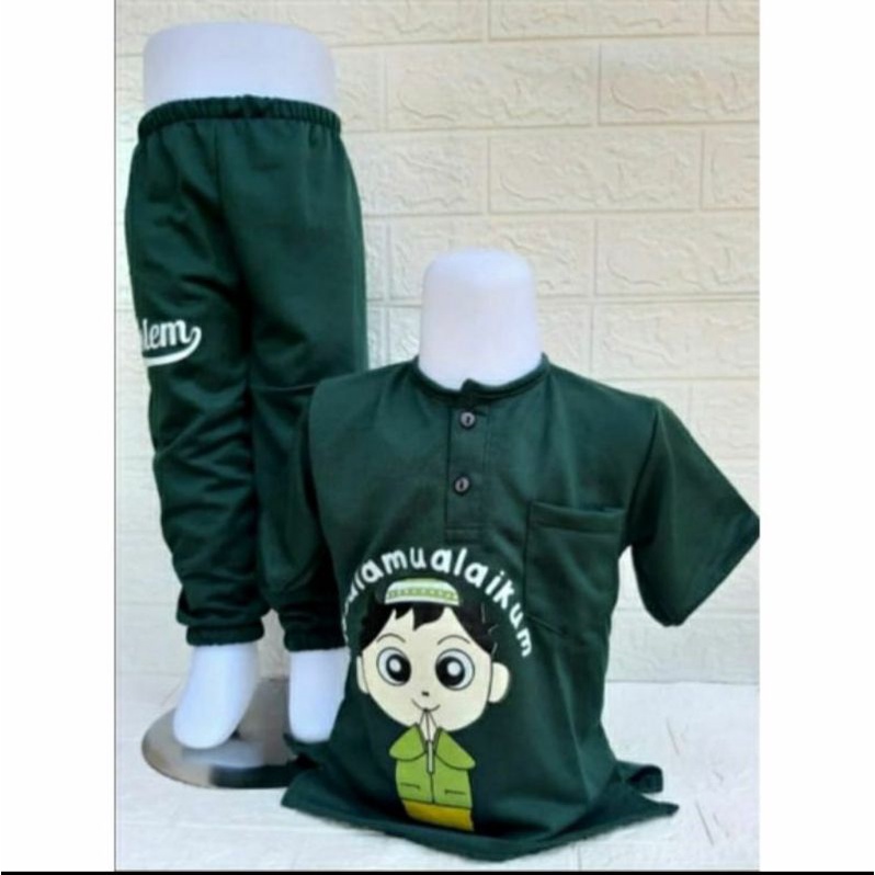 BAJU KOKO ANAK TERBARU/BAJU MUSLIM ANAK TERLARIS/BAJU KOKO BABYTERRY