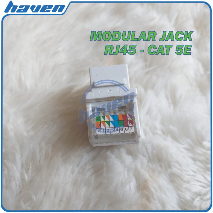 Modular Jack Cat5E RJ45 UTP Toolless Tool-less Keystone