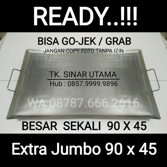 Wajan Roti John Bakar Mariam kebab Sosis Martabak Telur Kompor Pan