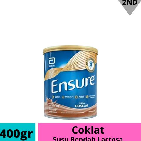 

[COD] Ensure Coklat 400 g Susu Nutrisi Dewasa Rendah Laktosa [COD]