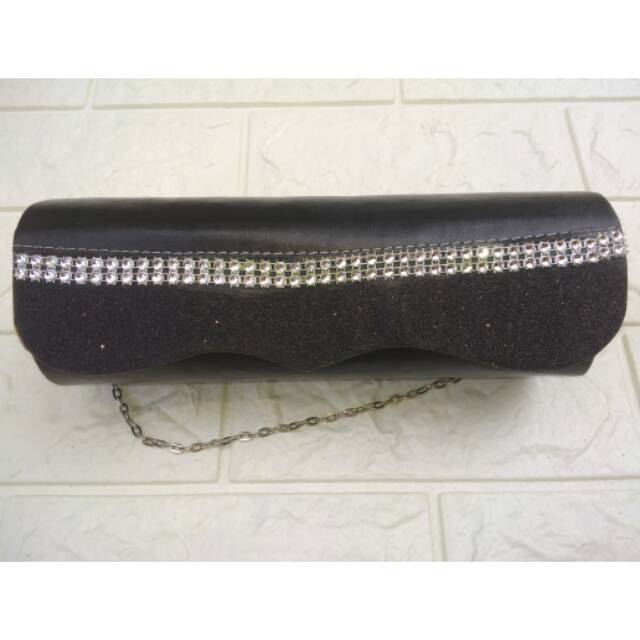 Tas pesta cantik mewah warna hitam