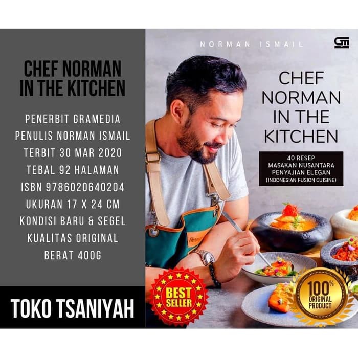 Buku Resep Masakan Nusantara Chef Norman In The Kitchen Makanan Masak Shopee Indonesia