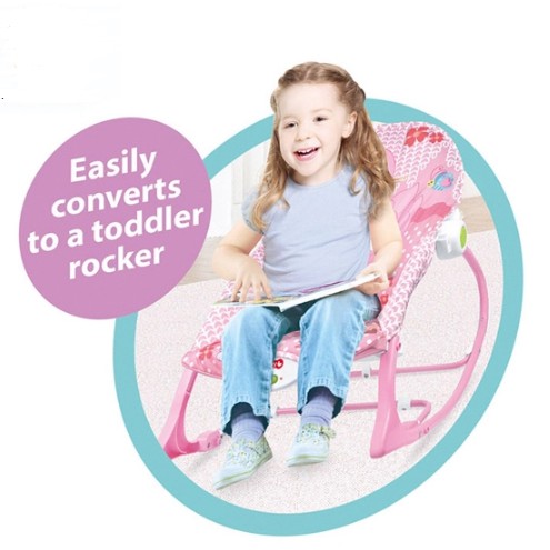 Ibaby Infant to Toddler Rocker Chair / Bouncer PINK Colour