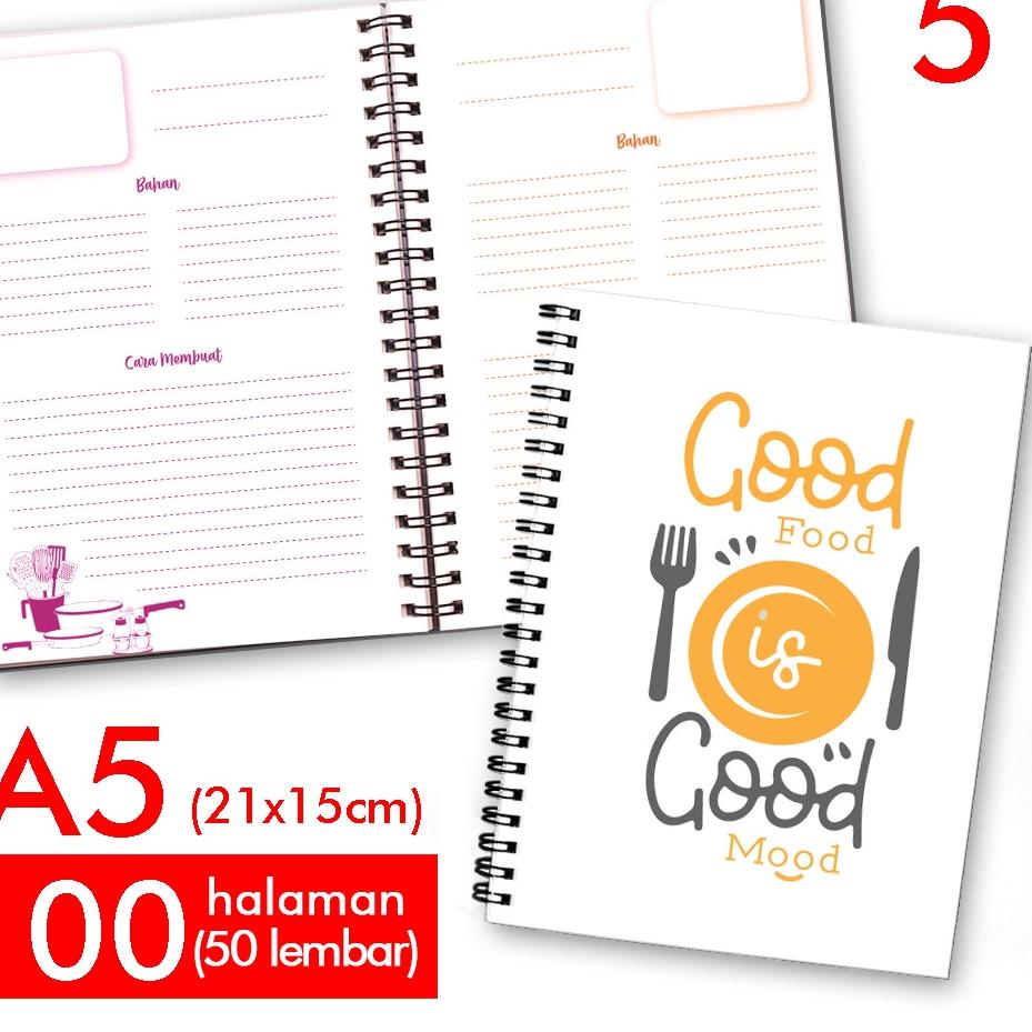 

YYHM Notebook Buku Catatan Resep Masakan HMSerba Murah Stok Banyak (⌒
