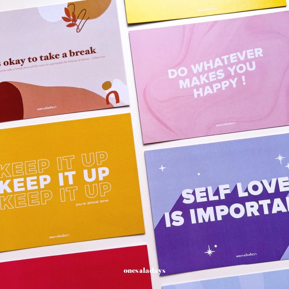 

Quote Card #1 by onesaladays | Artprint Greeting Card
