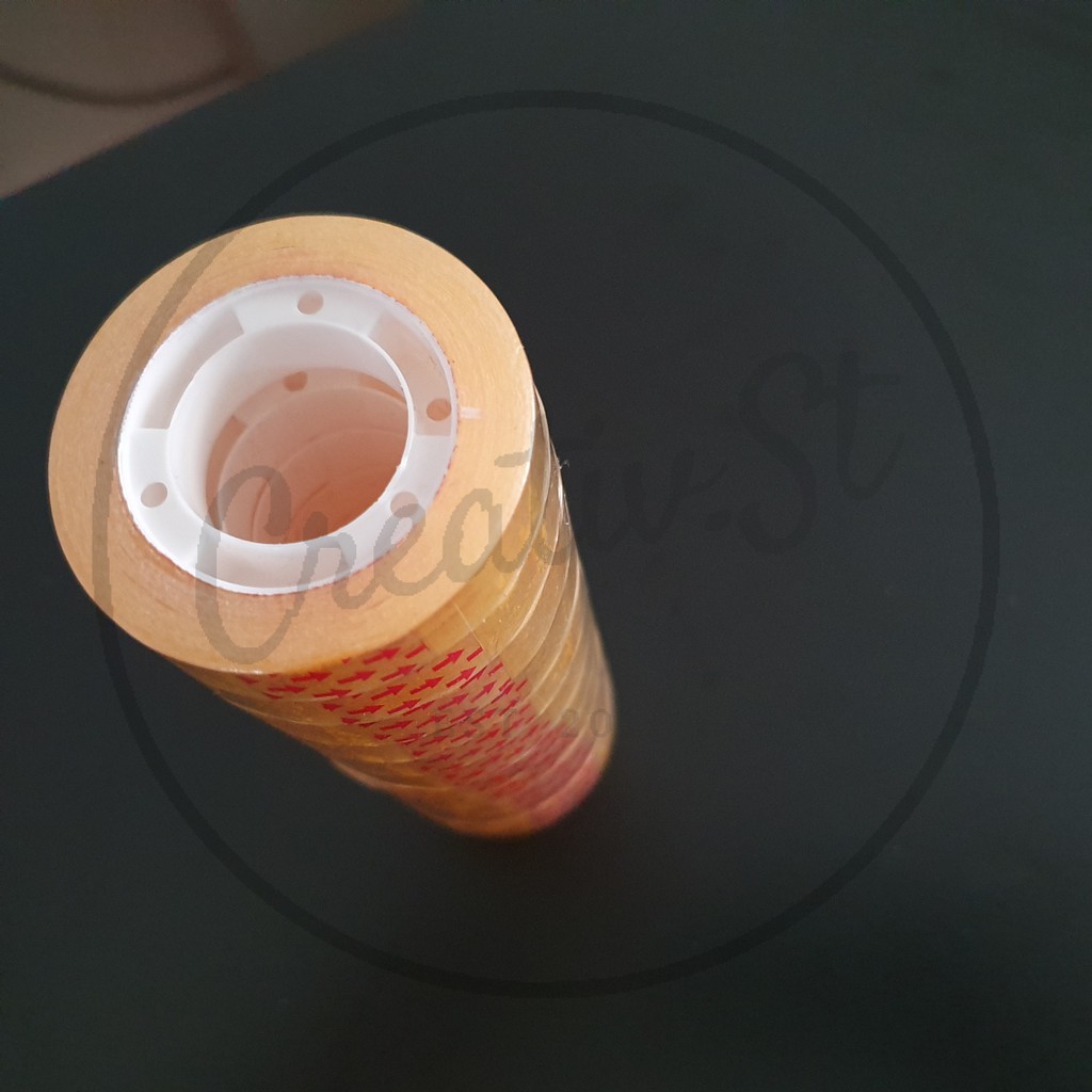 

(12 Pcs) Solasi Kado DAIMARU 1/2 X 25 Mm Bening Tebal