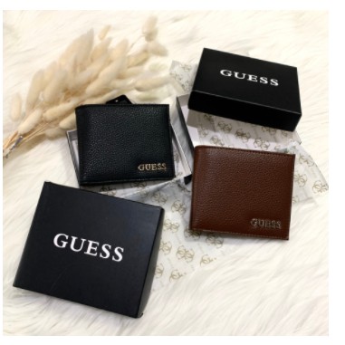 PGBAGS- DOMPET GGUESS PRIA BIFOLD LOGO #541871