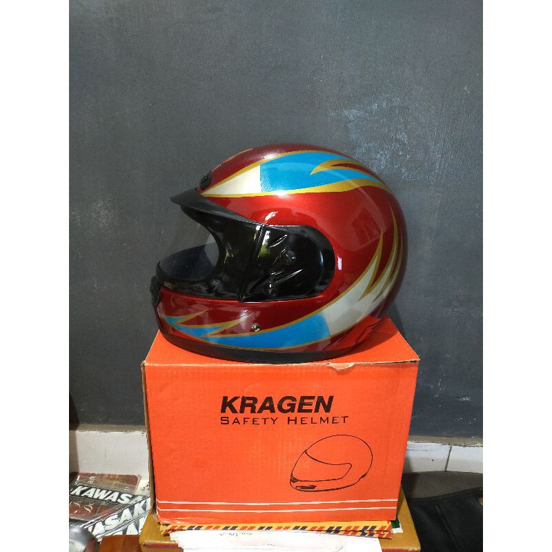 Helm TOP 1 VINTAGE JADUL - Helm KRAGEN NOS