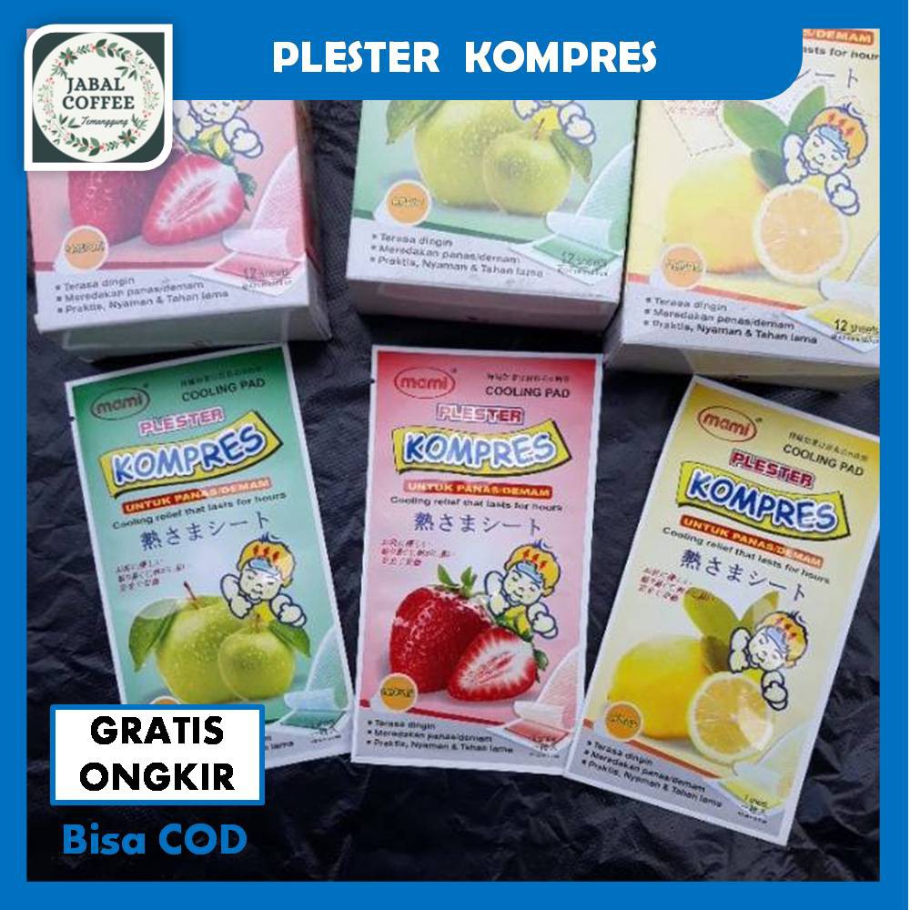 Kompres Demam Anak / Plester Kompres Anak Mami / Mami Plester Kompres Anak